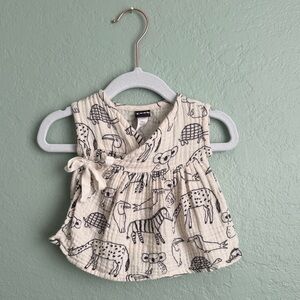Wrap Neck Baby Dress